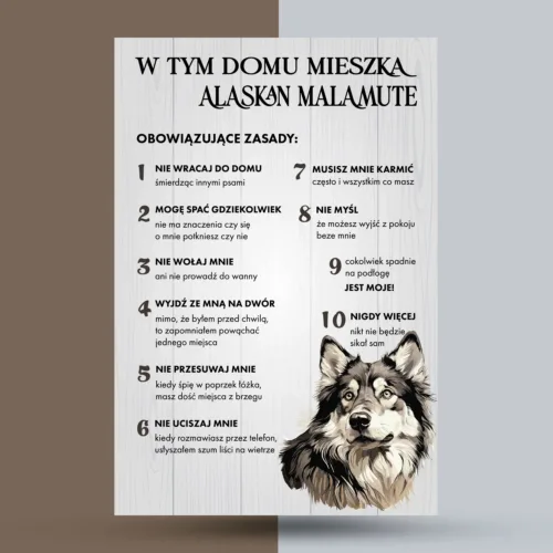 tabliczka alaskan
